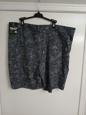 Gray PGA Tour Stretch Golf Shorts